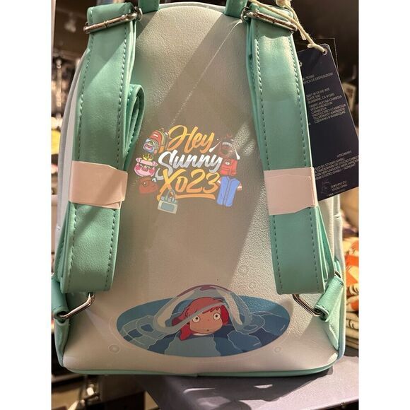 Loungefly Studio Ghibli Ponyo Boat Scene Mini Backpack - Picture 2 of 6